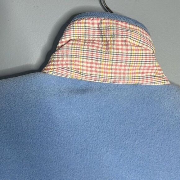 Vintage Northern Reflections Blue Spring Fleece Cardigan Jacket Small - Picture 6 of 8
